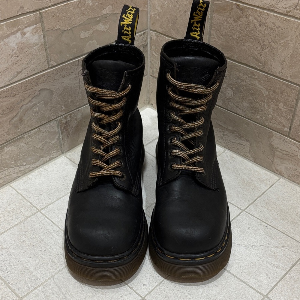 Doc Marten Black Leather 1460 Lace-Up Boots